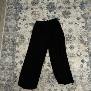 H&M wide leg linen pants